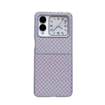 For Huawei nova Flip Sparkling Diamond Rhombus PC Phone Case(Purple)