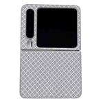For Huawei Pura X Sparkling Diamond Rhombus PC Phone Case(Silver)