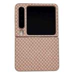 For Huawei Pura X Sparkling Diamond Rhombus PC Phone Case(Gold)