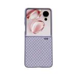 For Honor Magic V Flip Sparkling Diamond Rhombus PC Phone Case(Purple)