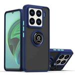 For Xiaomi 15 Pro Q Shadow 1 Series TPU Hybrid PC Phone Case with Ring(Royal Blue)