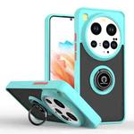 For Xiaomi 15 Ultra Q Shadow 1 Series TPU Hybrid PC Phone Case with Ring(Sky Blue)