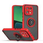 For Xiaomi 13 Pro Q Shadow 1 Series TPU + PC Phone Case with Ring(Red)