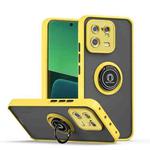 For Xiaomi 13 Pro Q Shadow 1 Series TPU + PC Phone Case with Ring(Yellow)