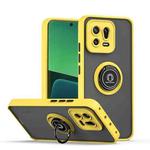 For Xiaomi 13 Q Shadow 1 Series TPU + PC Phone Case with Ring(Yellow)