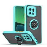 For Xiaomi 13 Q Shadow 1 Series TPU + PC Phone Case with Ring(Sky Blue)