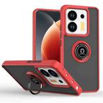 Xiaomi Poco M7 Pro 5G Q Shadow 1 Series TPU + PC Phone Case with Ring(Red)