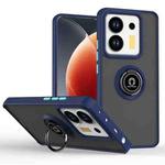 Xiaomi Poco M7 Pro 5G Q Shadow 1 Series TPU + PC Phone Case with Ring(Royal Blue)