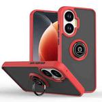 For Xiaomi Poco F7 Q Shadow 1 Series TPU + PC Phone Case with Ring(Red)