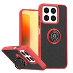 For ZTE Blade A35 / A55 Q Shadow 1 Series TPU + PC Phone Case with Ring(Red)
