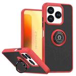 For ZTE Axon 60 / Blade V60 Q Shadow 1 Series TPU + PC Phone Case with Ring(Red)