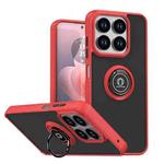 For ZTE Blade V70 / nubia V70 Q Shadow 1 Series TPU + PC Phone Case with Ring(Red)