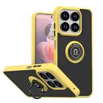 For ZTE Blade V70 / nubia V70 Q Shadow 1 Series TPU + PC Phone Case with Ring(Yellow)