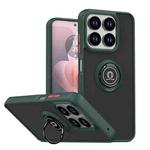 For ZTE Blade V70 / nubia V70 Q Shadow 1 Series TPU + PC Phone Case with Ring(Dark Green)