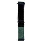 For Samsung Galaxy Watch 7 / 6 / 5 Snap Button Brushed Plush Watch Band(Black Army Green)