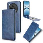 For OPPO Find X8 Pro Magnetic Vertical Flip Leather Phone Case(Blue)