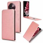 For vivo V30e 5G Global / V40 Lite 5G Magnetic Vertical Flip Leather Phone Case(Rose Gold)