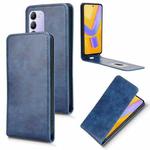 For vivo V40 SE 5G / Y100 5G IDN Magnetic Vertical Flip Leather Phone Case(Blue)