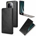 For vivo iQOO Z9s Pro / T3 Pro 5G India Magnetic Vertical Flip Leather Phone Case(Black)