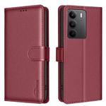 For Realme C75 4G Litchi Texture RFID Anti-theft Leather Phone Case(Red)