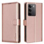 For Realme C75 4G Litchi Texture RFID Anti-theft Leather Phone Case(Gold)