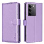 For Realme C75 4G Litchi Texture RFID Anti-theft Leather Phone Case(Purple)