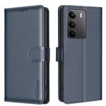 For Realme C75 4G Litchi Texture RFID Anti-theft Leather Phone Case(Blue)