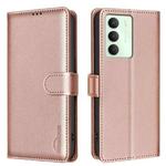 For Realme 14x 5G Litchi Texture RFID Anti-theft Leather Phone Case(Gold)