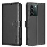 For Realme C71 4G Global Litchi Texture RFID Anti-theft Leather Phone Case(Black)