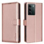 For Realme C71 4G Global Litchi Texture RFID Anti-theft Leather Phone Case(Gold)