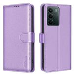 For Realme C71 4G Global Litchi Texture RFID Anti-theft Leather Phone Case(Purple)