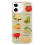 For iPhone 11 Cartoon Creative TPU Hybrid PC Shockproof Phone Case(Fruit Series)
