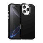 For iPhone 16 Pro Max Colorful Series Shockproof Phone Case(Black)