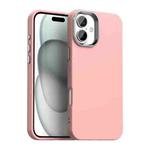 For iPhone 16 Colorful Series Shockproof Phone Case(Pink)