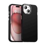 For iPhone 15 Colorful Series Shockproof Phone Case(Black)