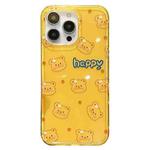 For iPhone 16 Pro Max Double-sided IMD Printed TPU Phone Case(Butter Bear)