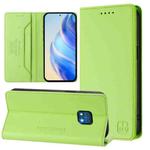 For Nokia XR20 RC01 Dual-Folded Magnetic Suction RFID Leather Phone Case(Grass Green)