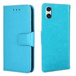 For Sony Xperia 10 VI Crystal Texture Leather Phone Case(Sky Blue)