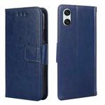 For Sony Xperia 10 VI Crystal Texture Leather Phone Case(Royal Blue)