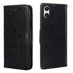 For Sony Xperia 10 VI Crystal Texture Leather Phone Case(Black)