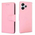 For Redmi 13 4G Crystal Texture Leather Phone Case(Pink)