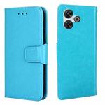 For Redmi 13 4G Crystal Texture Leather Phone Case(Sky Blue)