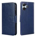 For Redmi 13 4G Crystal Texture Leather Phone Case(Royal Blue)
