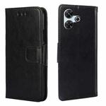 For Redmi 13 4G Crystal Texture Leather Phone Case(Black)
