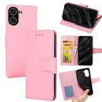 For Redmi A5 4G 171.7mm Crystal Texture Leather Phone Case(Pink)
