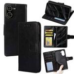 For Redmi A5 4G 171.7mm Crystal Texture Leather Phone Case(Black)