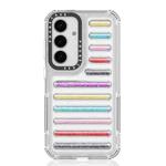 For Samsung Galaxy S25 5G Capsule Glitter TPU Hybrid PC Airbag Phone Case(Mixed Color)