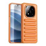 For Redmi Note 14 Pro+ 5G Capsule Series Candy Color IMD Phone Case(Orange)