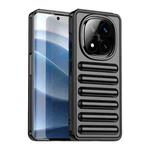 For Redmi Note 14 Pro+ 5G Capsule Series Candy Color IMD Phone Case(Black)