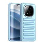 For Redmi Note 14 Pro+ 5G Capsule Series Candy Color IMD Phone Case(Blue)